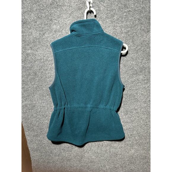 LL Bean Jacket Womens Medium Vintage Fleece Vest Outdoors Hiking Camping Travel - Picture 6 of 7